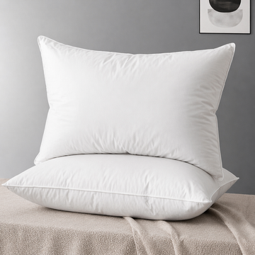 Dormira™ German Made Hungarian Goose Down & Feather Pillow | Soft, Breathable & Luxury Sleep